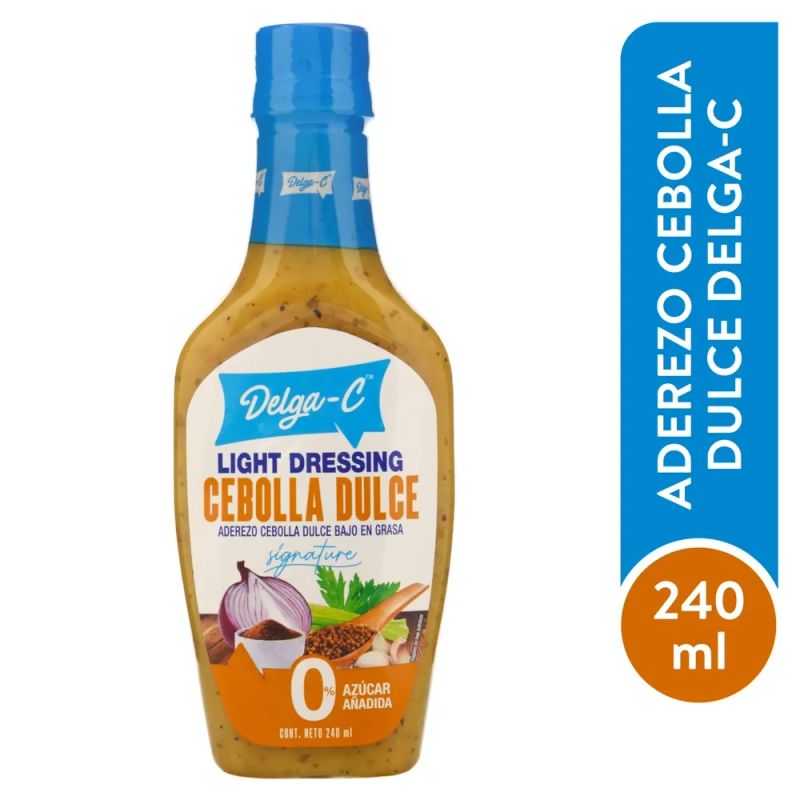 Aderezo Delga-C cebolla dulce - 240 g