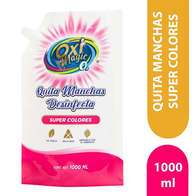 Quitamanchas Oxi Magic Líquido ropa Color Doypack - 1000 ml
