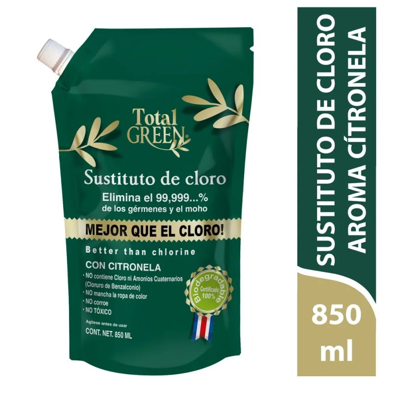 Sustituto de Cloro Total Green Doypack - 850 ml