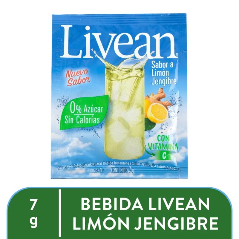 Bebida Livean Limonjengibre 7g