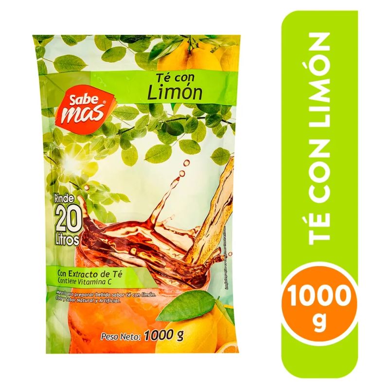 Bebida En Polvo Sabemas Sabor Limón - 1000 g