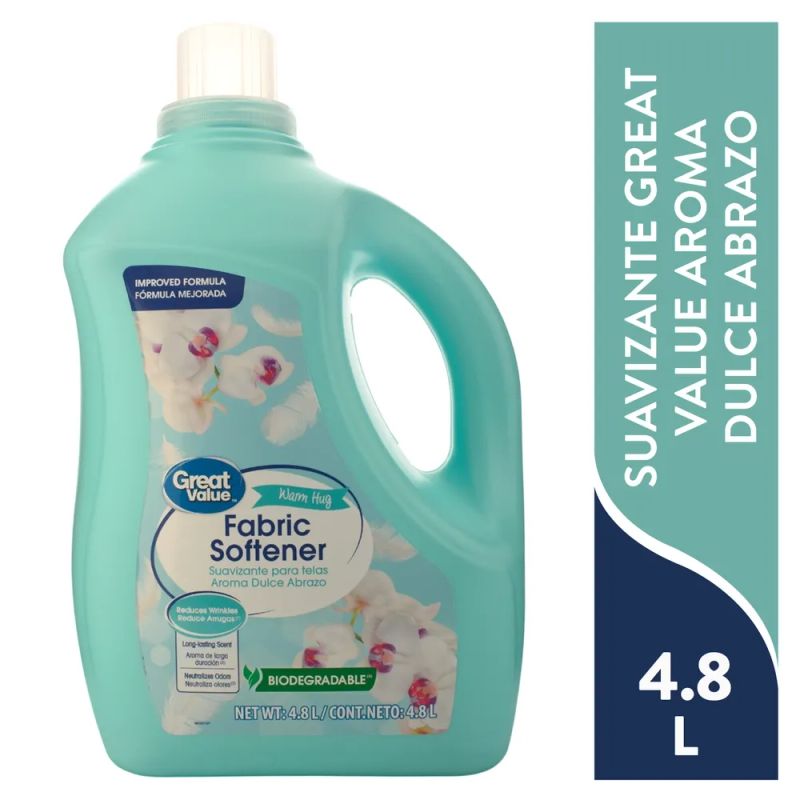 Suavizante Great Value Aroma Dulce Abrazo - 4.8 L