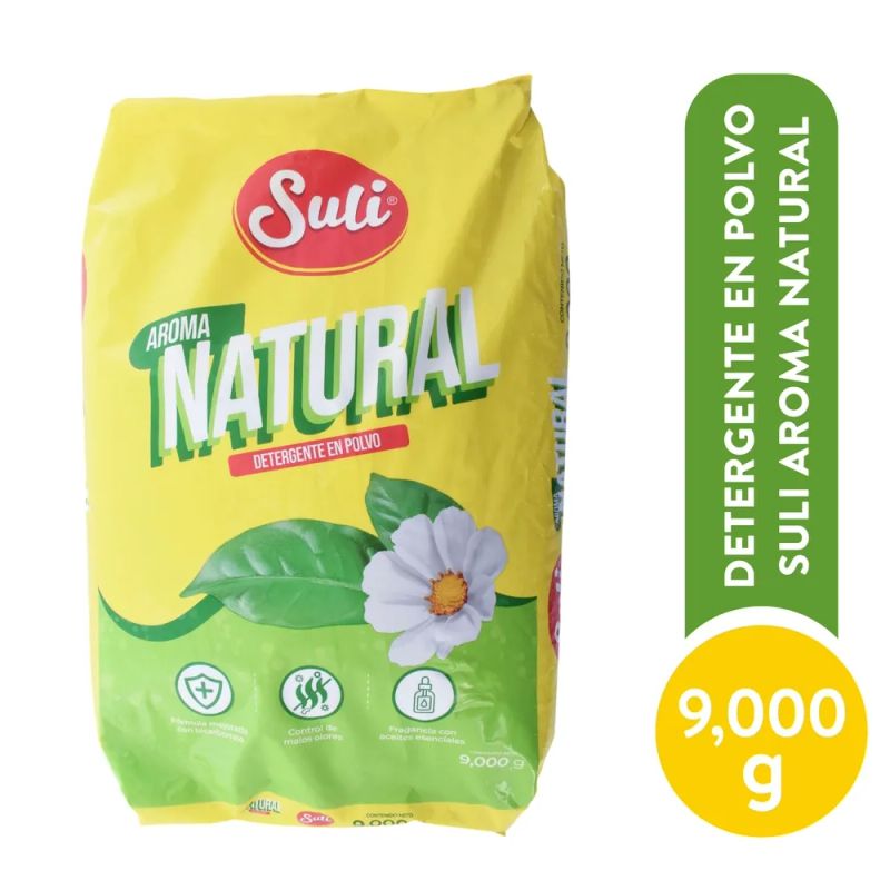 Detergente En Polvo Suli Detergente En Polvo Suli Natural 9000g