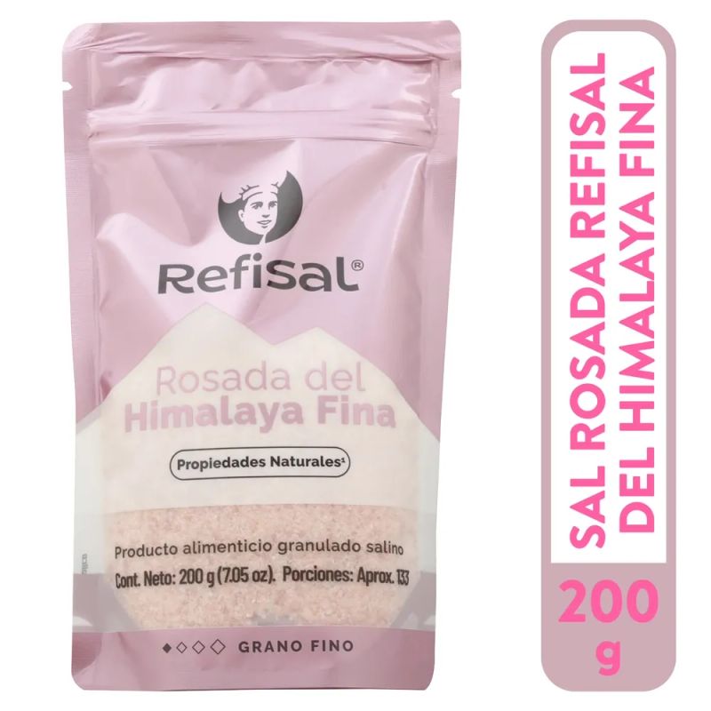 Refisal Sal Rosada Fina Doypack 200gr