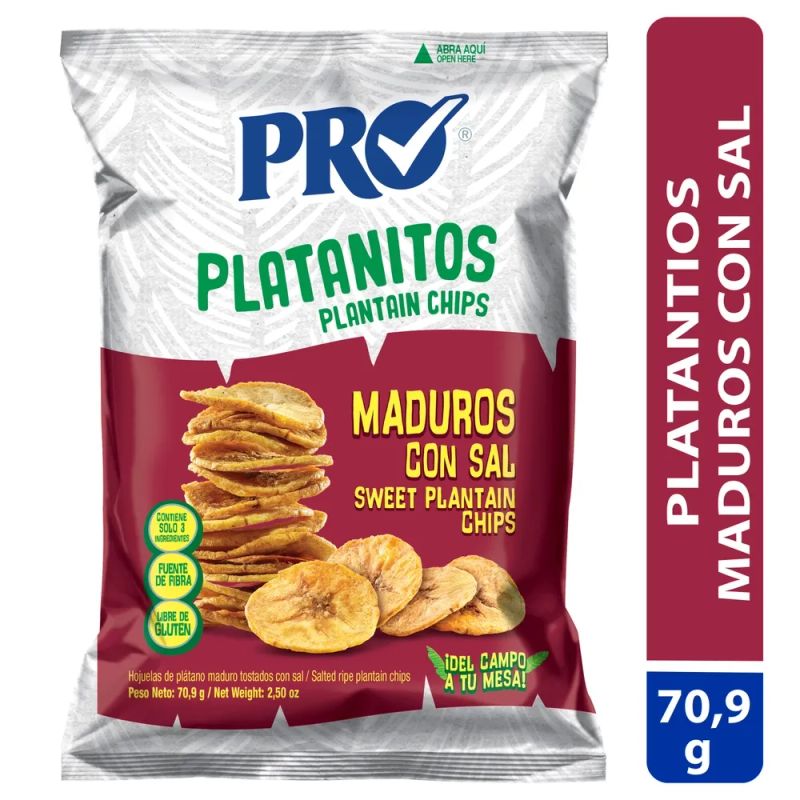 Snack Pro plátano maduro - 70.9 g