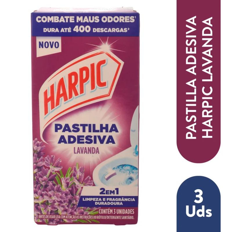 Desinf Tiras Adhesivas Harpic Lavan 3 Unidad