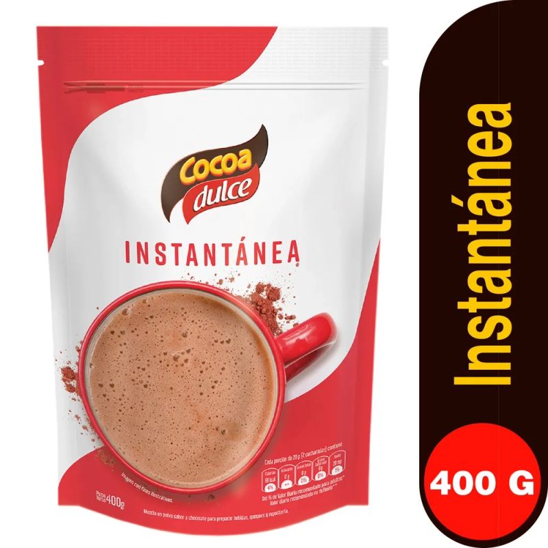 Mezcla Cocoa Dulce Instantánea - 400 g