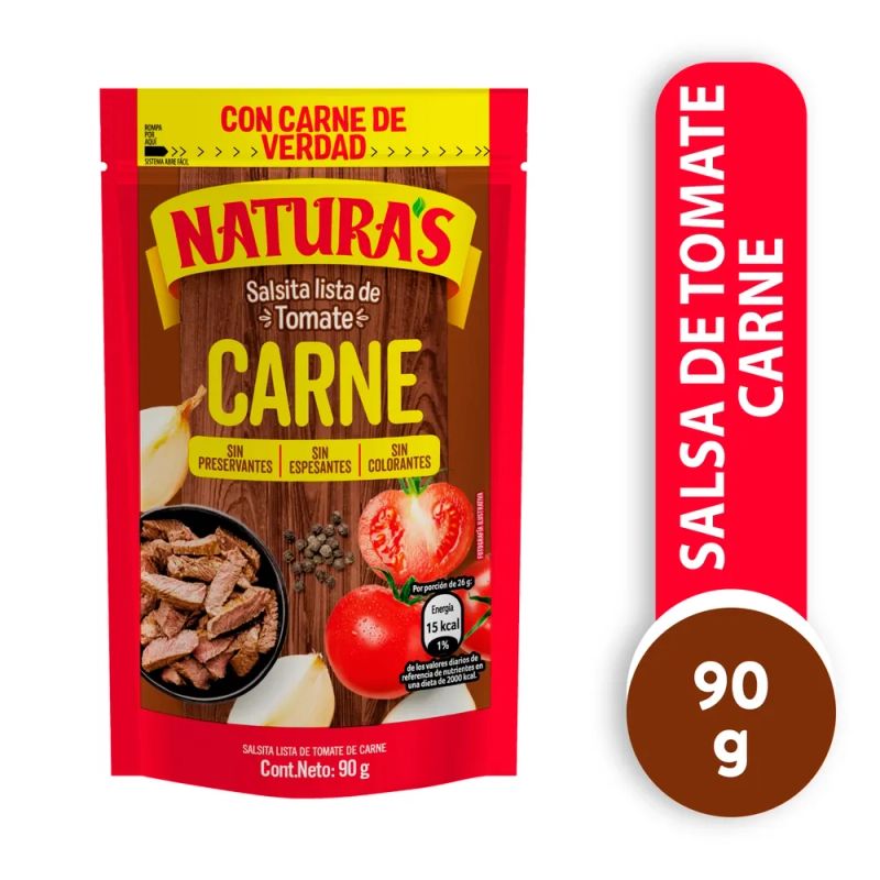 Salsa de Tomate Natura's Carne - 90 g