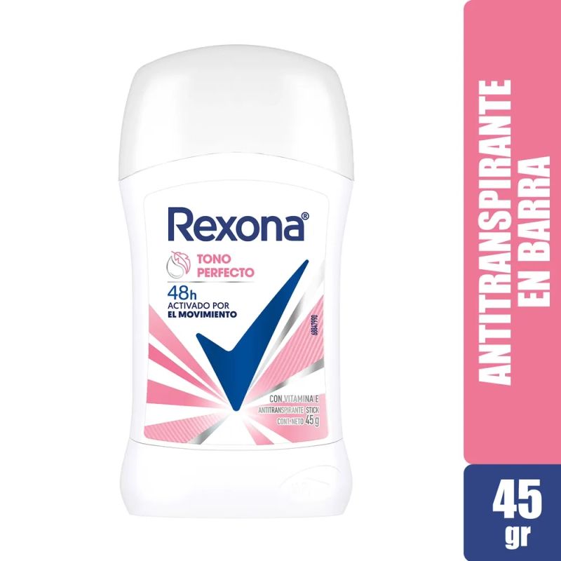 Desodorante Rexona Tono Perfecto en barra - 45 g