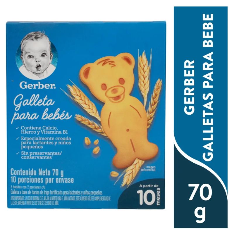 Galleta Gerber Bebe - 70 g