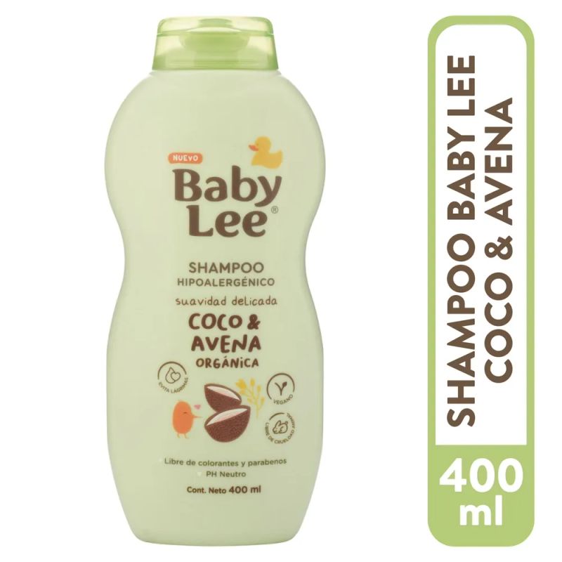 Shampoo Baby Lee de coco y avena -400 ml