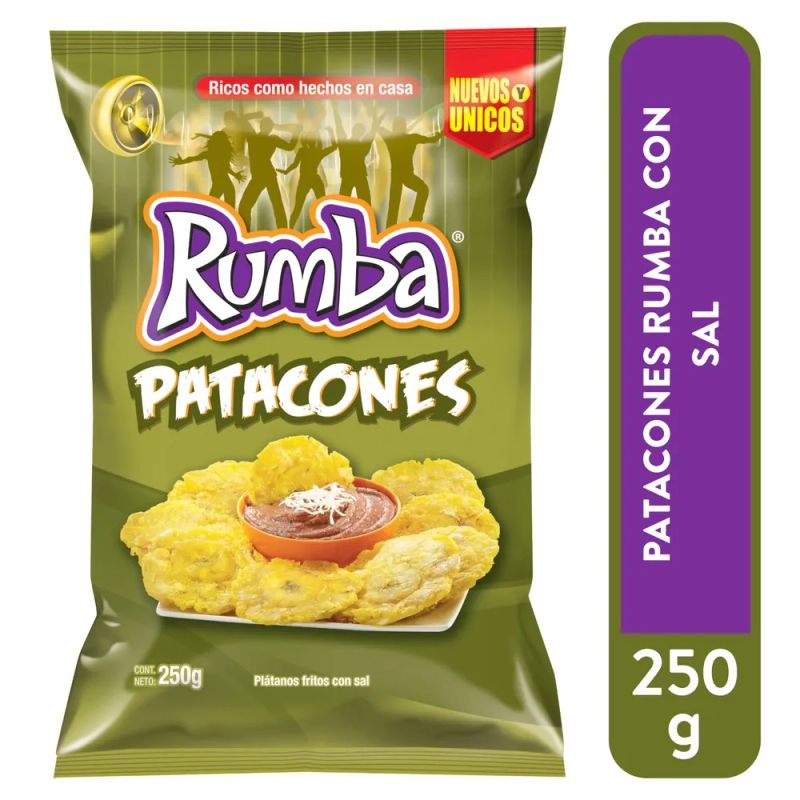 Patacones Rumba con sal - 250 g
