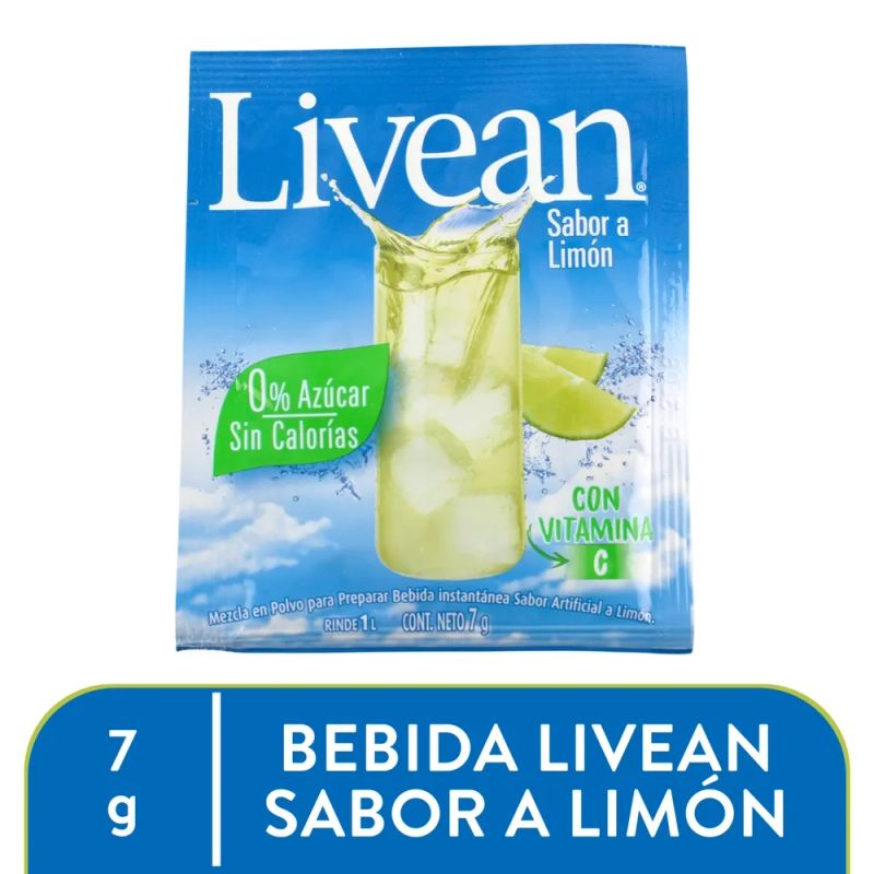 Bebida Livean Limon 7g