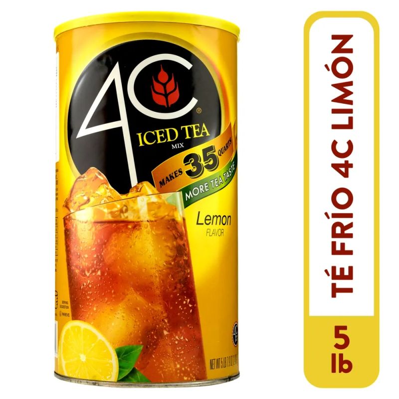 Bebida 4C en polvo iced mix lemon - 2490 g