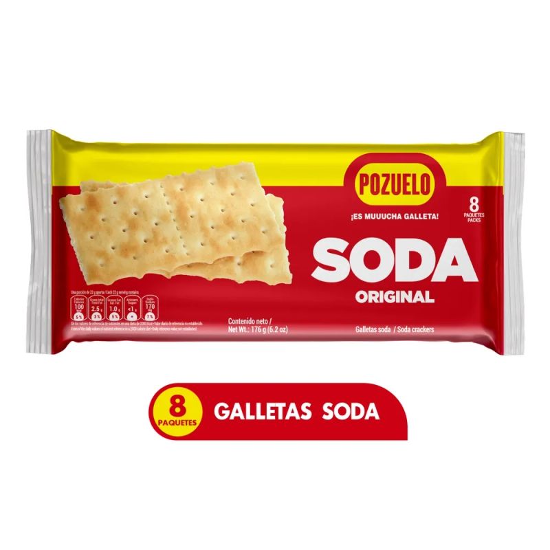Galletas Pozuelo Soda Original - 176 g