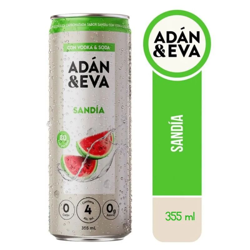 Bebida Adán y Eva Sandia - 355 ml