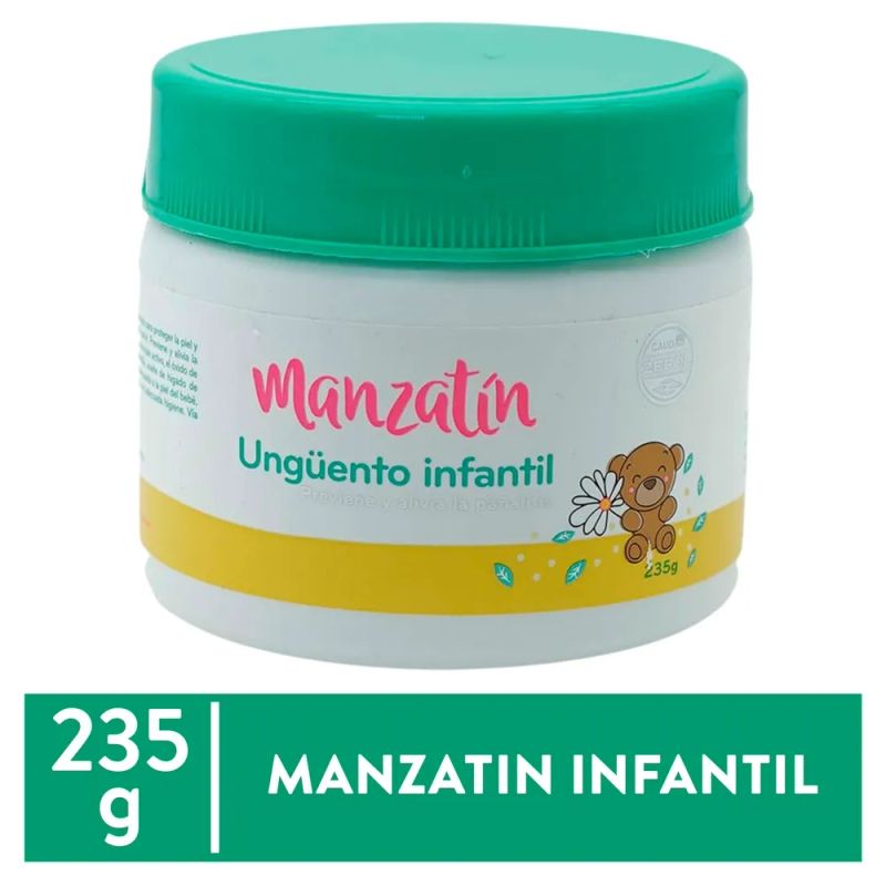 Ungüento Manzatín E Antipañalitis Infantil -235 g