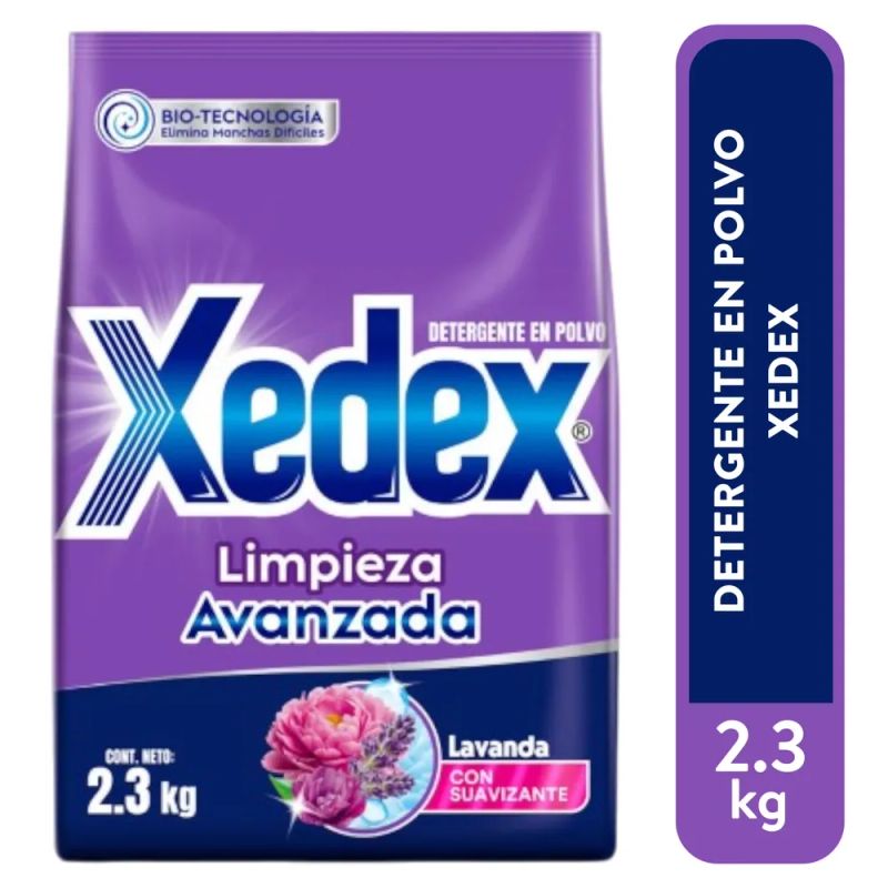 Deterg Polvo Xedex Lavanda 2300g