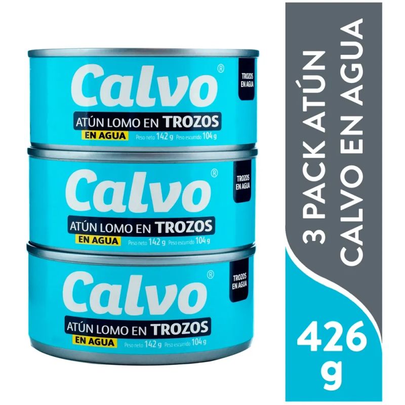 Atún Calvo en agua, 3 pack - 426 g