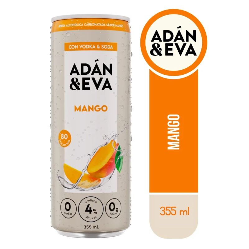 Bebida Adán y Eva Mango - 355 ml