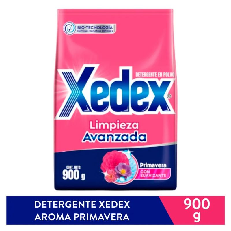Detergente en polvo Xedex aroma primavera -900 g