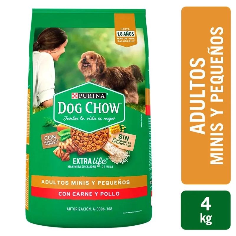 Alimento para perro Purina Dog Chow Adulto minis y pequeños - 4 kg