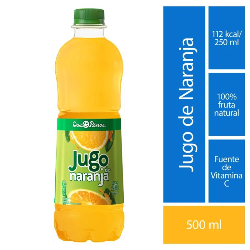 Jugo Dos Pinos Sabor Naranja - 500 ml