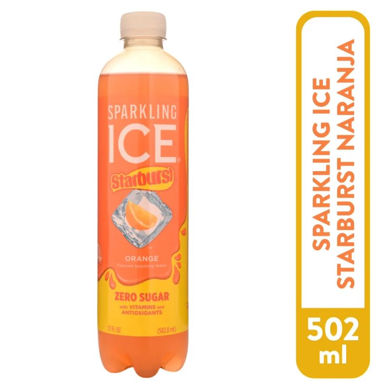Sparkling Ice Starburst Naranja 502 ml