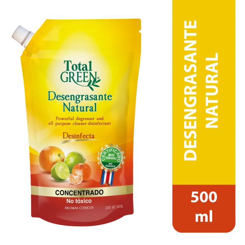 Desengrasante Natural Total Green aroma Cítricos - 500 ml