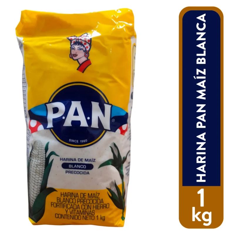 Harina Pan Maiz Blanca 1000 g Unidad