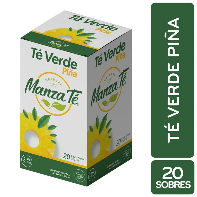Té Verde Piña Manza Té caja 20 Uds - 26 g
