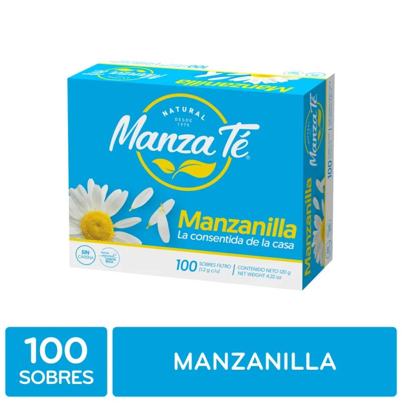 Té Manzanilla Manza Té caja 100 Uds - 120 g