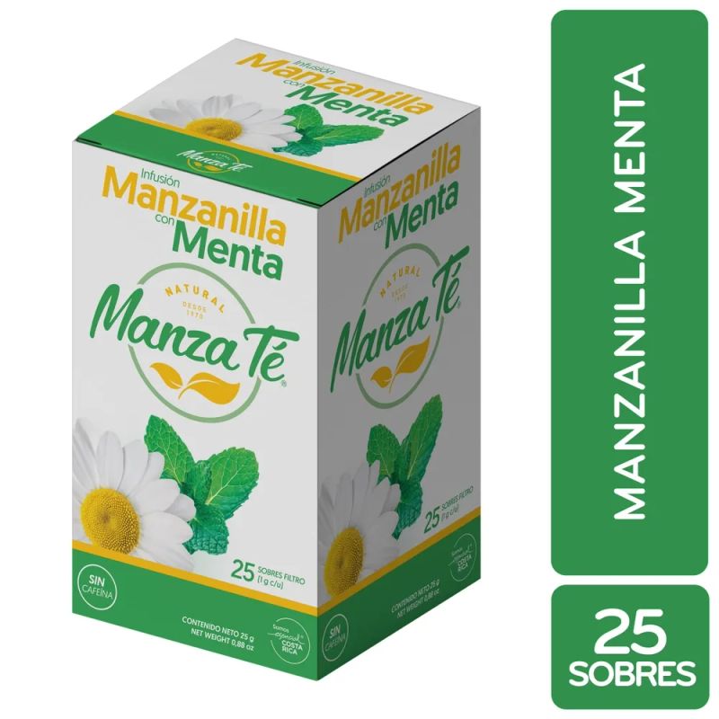 Té Manzanilla Menta Manza Té caja 25 Uds - 25 g