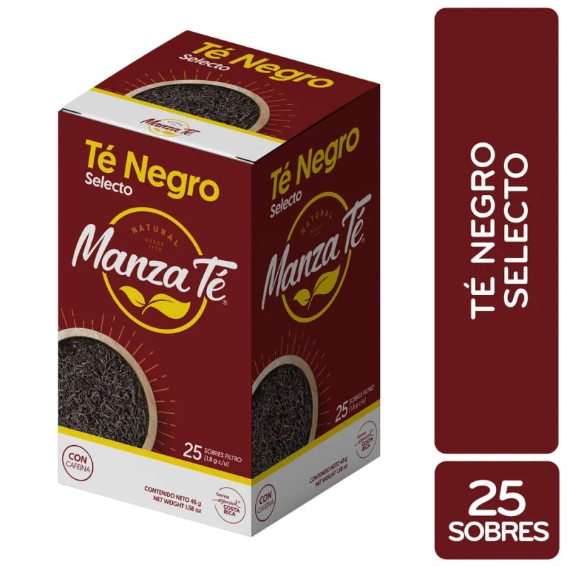Té Negro Manza Té caja 25 Uds - 45 g
