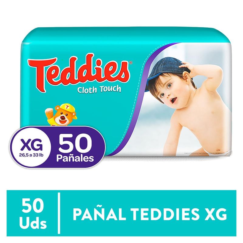 Panales Teddies Talla Xg4 50 Unidad