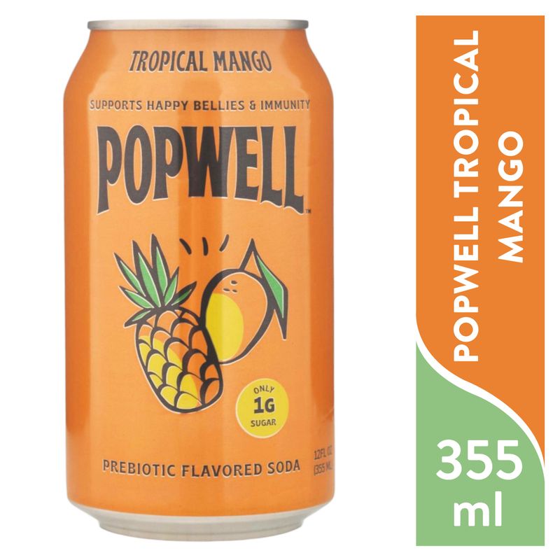 Popwell Tropical Mango 355 ml