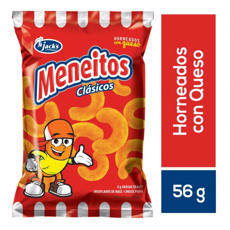 Boquitas Jacks Meneitos Clásicos - 56g
