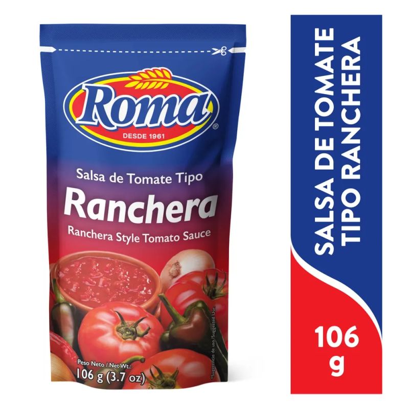 Salsa Roma preparada ranchera - 106 g