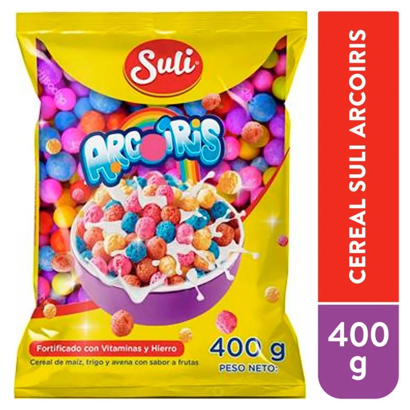 Cereal Suli Arcoiris Sabor Fruta - 400 g