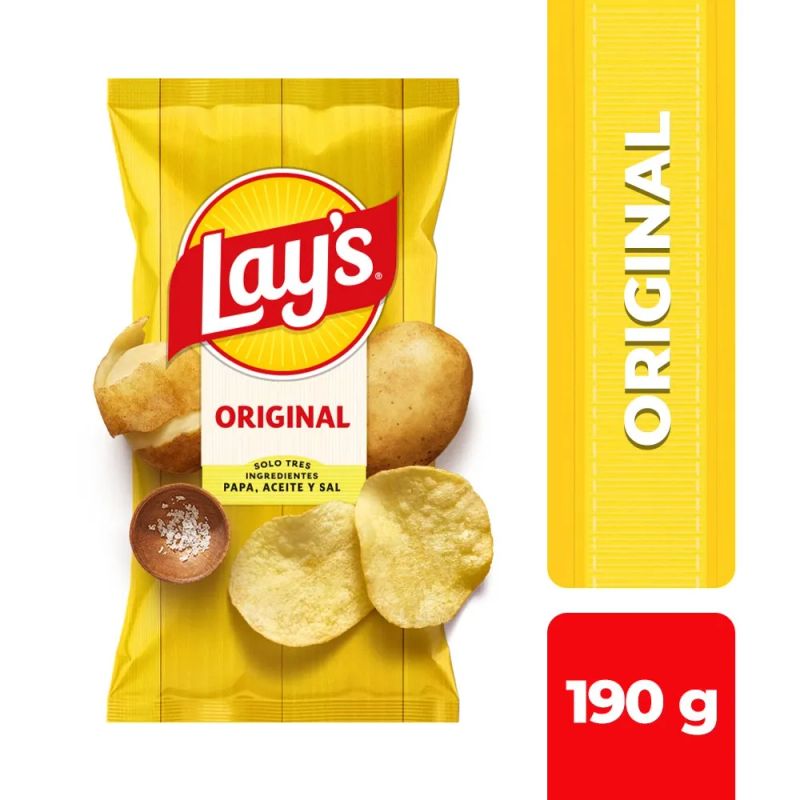 Papas Fritas Lay's Original - 190 g