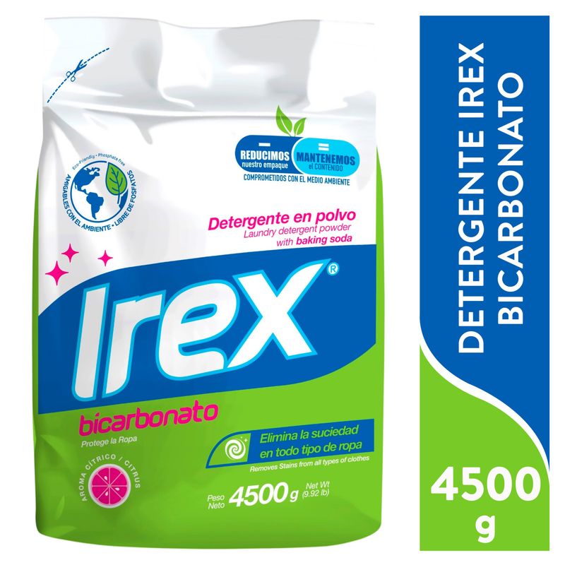 Detergente Irex Bicarbonato 4500gr
