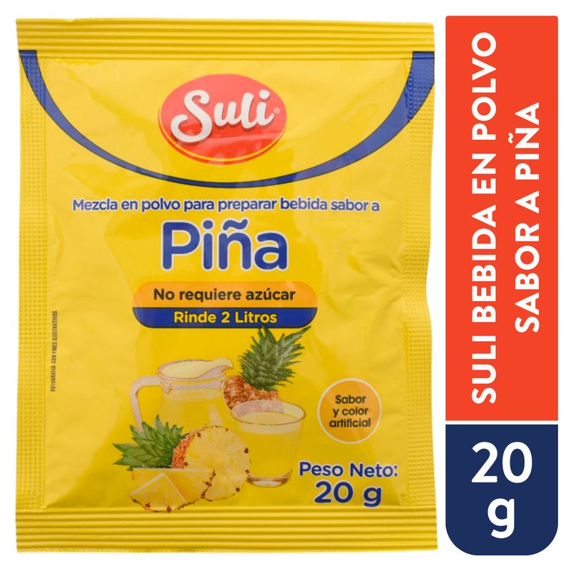 Suli Bebida En Polvo Sabor a Pina 20 g
