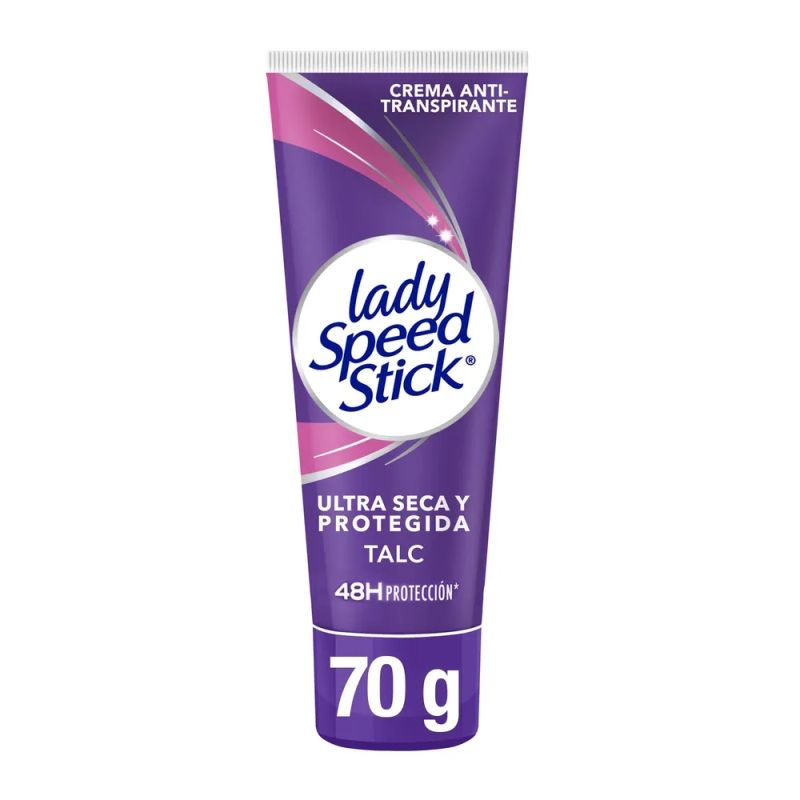 Desodorante antitranspirante Lady Speed Stick Practitubo Talco en crema - 70 g