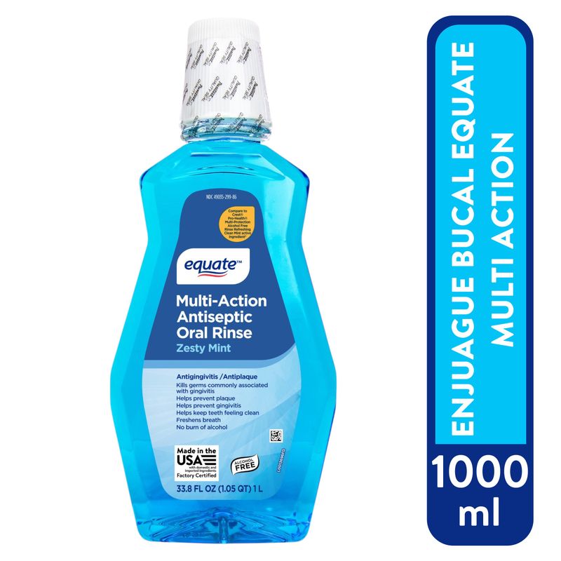 Enjuague Bucal Equate Multi Action - 1 L