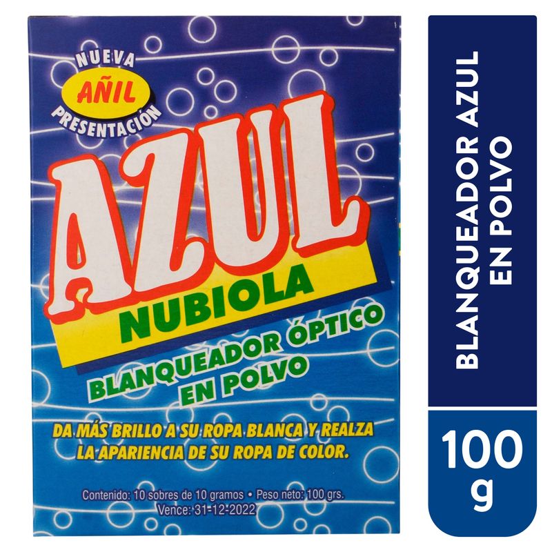 Blanqueador Nubiola azul en polvo nueva presentación - 100 g