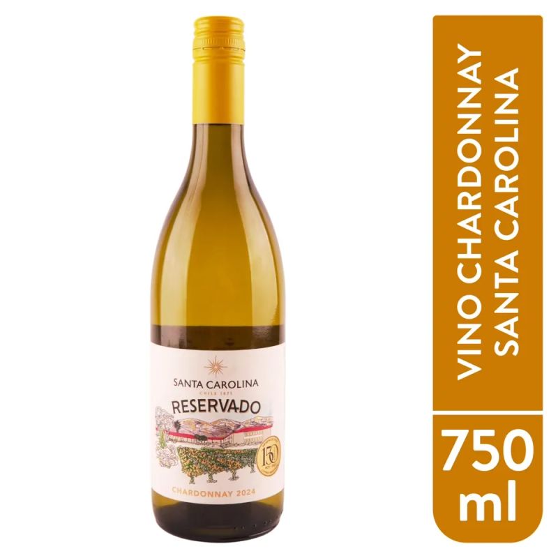 Vino Santa Carolina Chardonay Botella - 750 ml