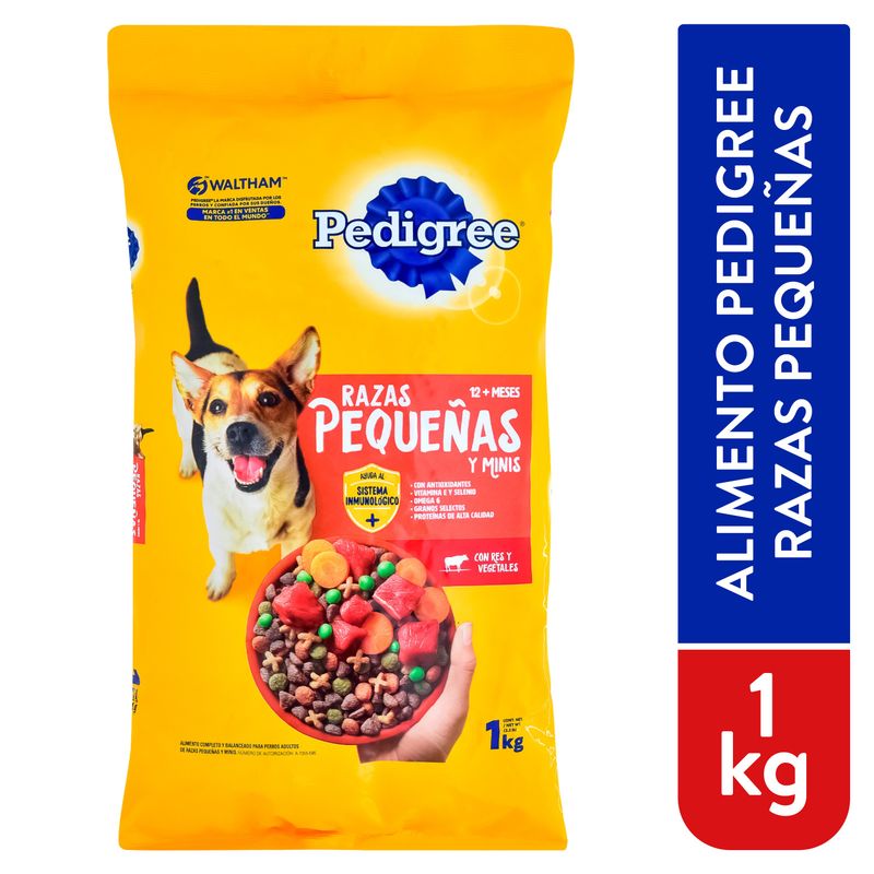 Alimento Pedigree Para Perro Razas Pequeñas - 1 kg