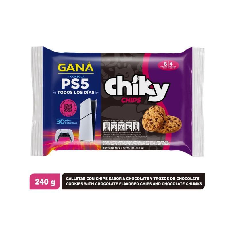 Galleta Pozuelo Chiky Chips - 240 g