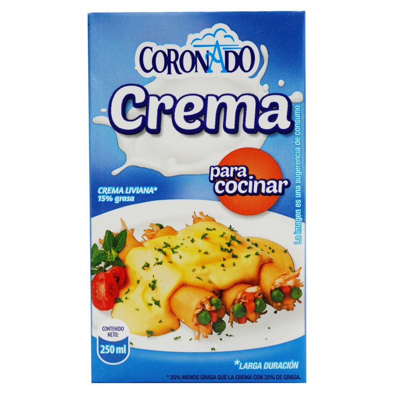 Crema Coronado para cocinar - 250 ml