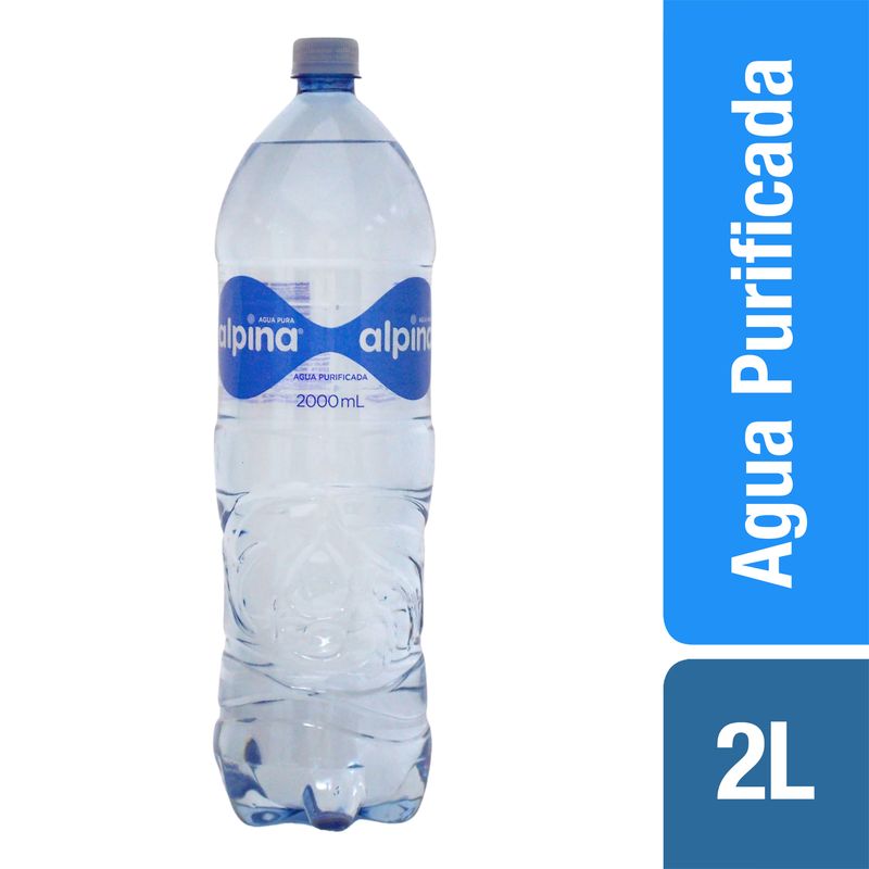 Agua Alpina Purificada Botella - 2000 ml